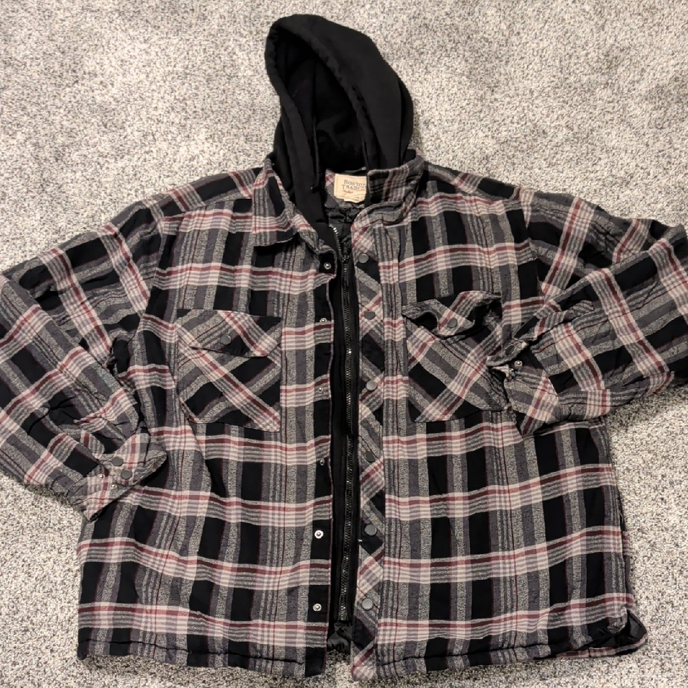 Boston Traders Plaid Hooded Jacket